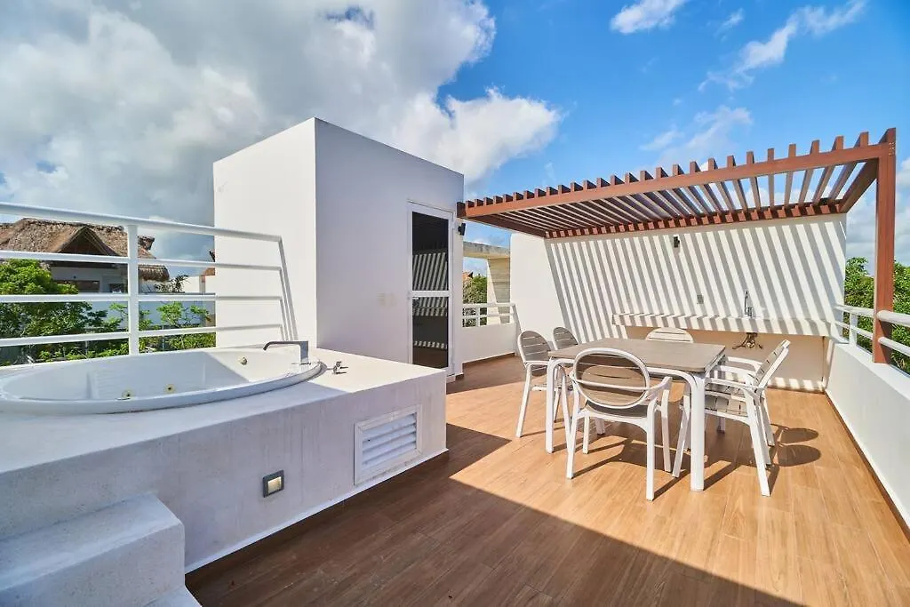 Macbeth - Rooftop With Jacuzzi & Beach Club Access Tulum Apartment