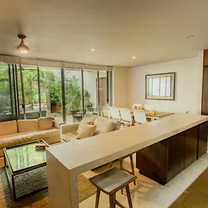 Apartment Ideal 4 Groups Aldeazama 2br 10pax Apt Papaya Playa, Tulum